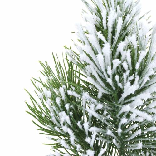 Floristik24 Gałąź sosnowa zielona ośnieżona 50cm