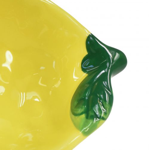 Floristik24 Ceramiczne miski na tapas, cytrynowa dekoracja stołu 28,5 cm W4 cm