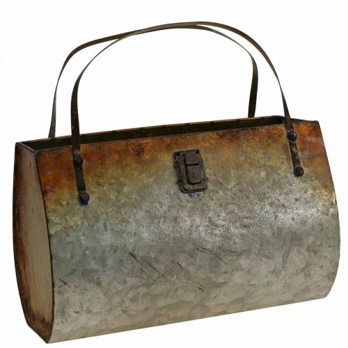 Floristik24 Sadzarka metalowa torba do sadzenia 26×12,5×27cm