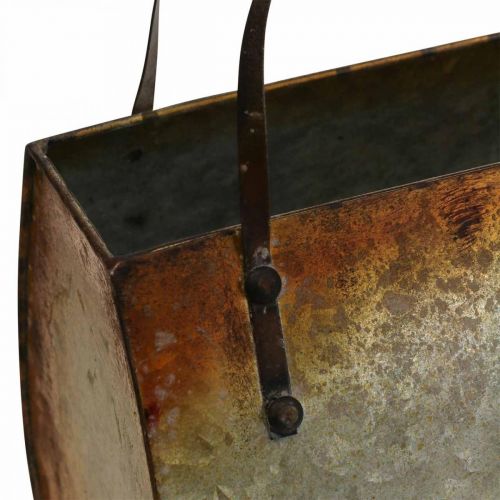 Floristik24 Sadzarka metalowa torba do sadzenia 26×12,5×27cm