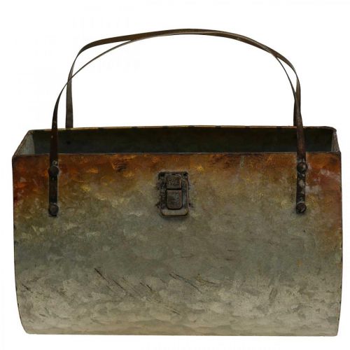 Floristik24 Sadzarka metalowa torba do sadzenia 26×12,5×27cm
