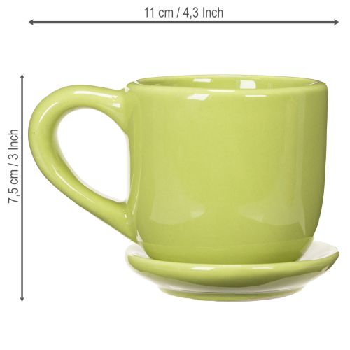 Produkt Filiżanka do kawy, dekoracyjna dekoracja stołu do stylowej jadalni, 11 cm, 3 sztuki