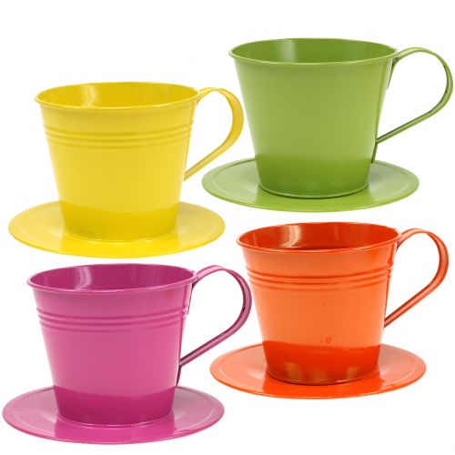 Kubki metalowe różne Ø12cm H10cm 8szt.