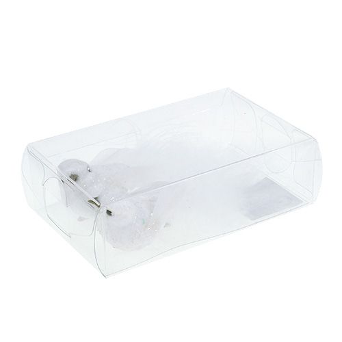 Produkt Gołąbek na klipsie biały 14cm 2szt