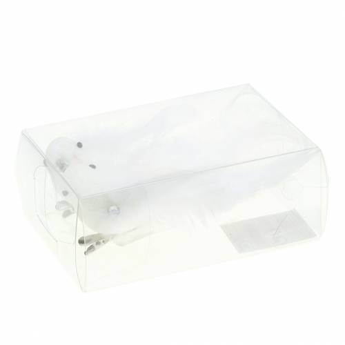 Floristik24 Gołąbek mini na klipsie 9cm 2szt