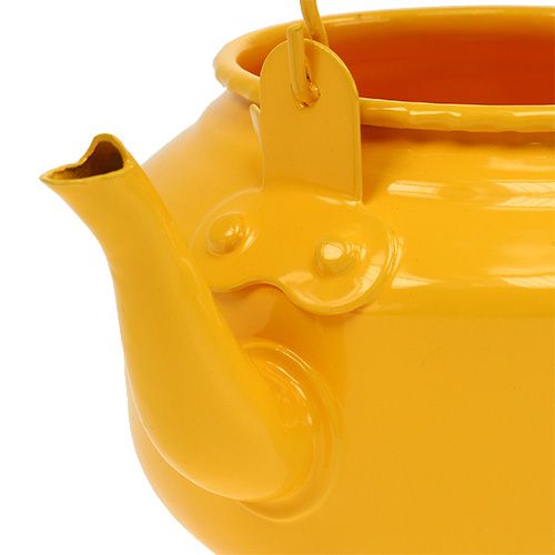Czajniczek Ø9cm H10cm Żółty | Floristik24.pl
