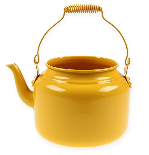 Floristik24 Dzbanek Ø15cm H19cm Żółty Yolk