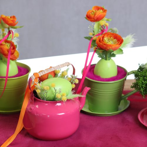 Produkt Czajnik w stylu rustykalnym, dekoracyjny do salonu lub kuchni, 15 cm