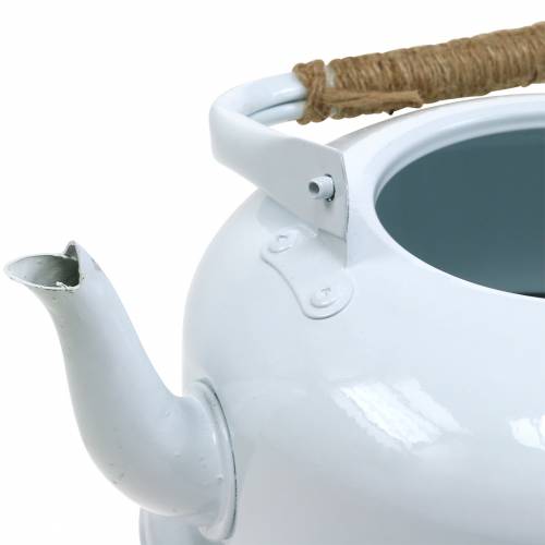 Produkt Sadzarka czajnik do herbaty cynk biały Ø26cm W15cm