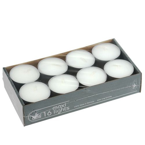 Produkt Podgrzewacze maxi Ø58mm 16 szt. białe