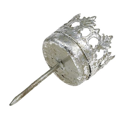 Produkt Świecznik na tealighty srebrny do przyklejenia Ø3,8 cm W9,5 cm