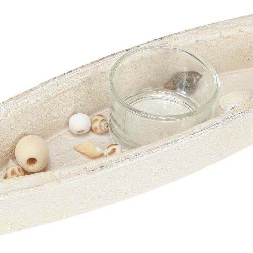Produkt Podgrzewacz morski podgrzewacz łódź drewno różne 31×6,5cm 2szt