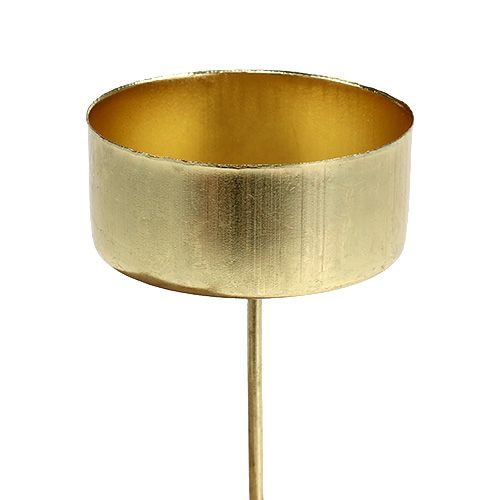 Floristik24 Podstawka pod tealight złota Ø4cm L7cm 4szt.