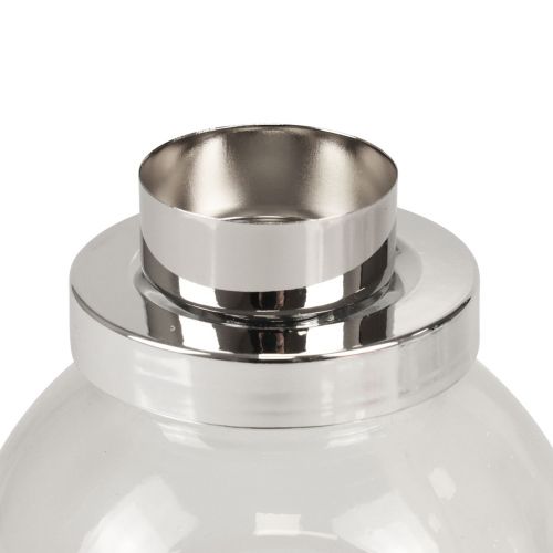 Produkt Świecznik na tealighty szkło metal srebrny Ø10,5cm 4szt