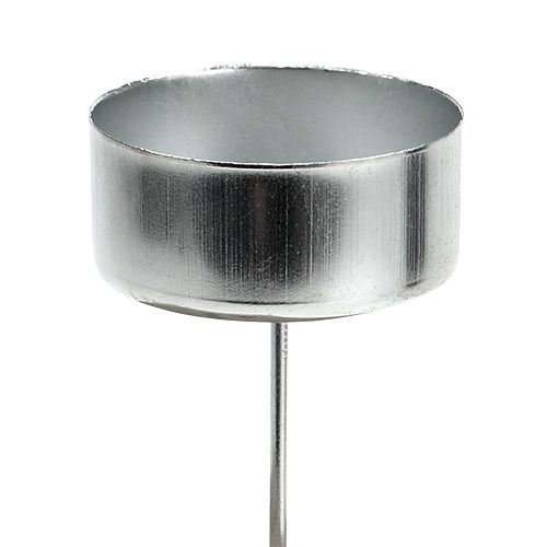 Produkt Świecznik na tealighty srebrny Ø4cm L7cm 4szt