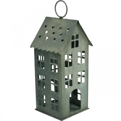 Floristik24 Świecznik na herbatę Lichthaus Metalowy domek na herbatę H31.5cm