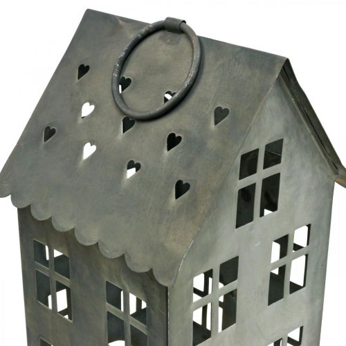 Floristik24 Świecznik na herbatę Lichthaus Metalowy domek na herbatę H31.5cm