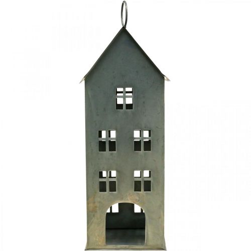 Floristik24 Świecznik Lichthaus Metalowy domek na tealighty 43×17×17cm
