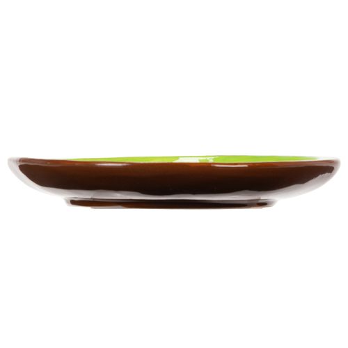 Produkt Okrągłe talerze ceramiczne z motywem kiwi, odpowiednie na stół jadalny lub do kuchni, 16 cm, 2 sztuki