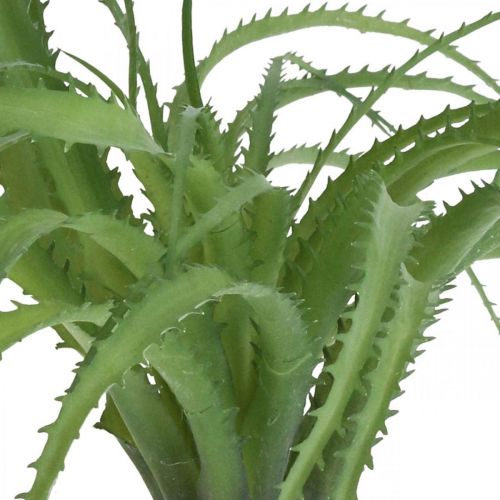 Floristik24 Aloes sztuczny zielony sztuczna roślina do przyklejania zielonej rośliny 38Øcm