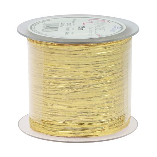 Produkt Wstążka prezentowa złota jedwabna wstążka stołowa 75mm 15m