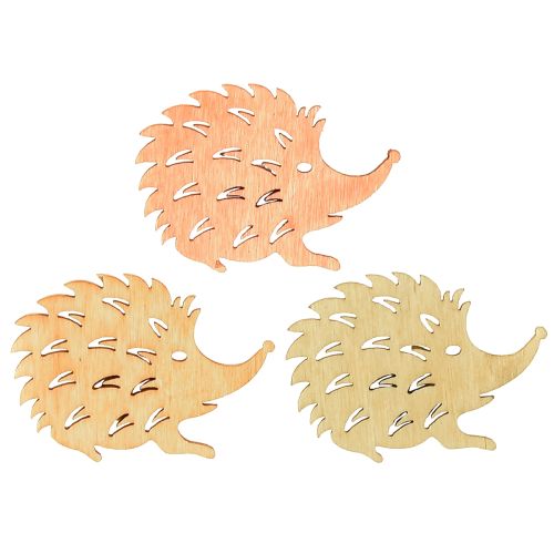 Produkt Dekoracja stołu jesienna rozproszona dekoracja jeż drewno S4cm W3cm 72 szt