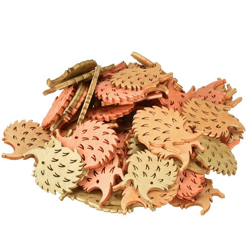 Produkt Dekoracja stołu jesienna rozproszona dekoracja jeż drewno S4cm W3cm 72 szt