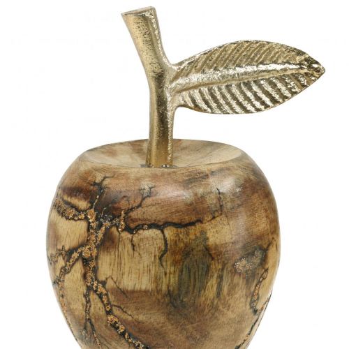 Floristik24 Dekoracja stołu drewno dekoracja z drewna jabłkowego deco drewno jabłkowe H11 cm Ø6,5cm 2szt