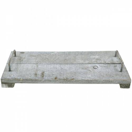 Produkt Dekoracja stołu, taca dekoracyjna w stylu shabby chic, taca z nóżkami, dekoracja drewniana 40cm