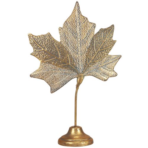 Floristik24 Dekoracja stołu jesienny liść klonu dekoracja złoty antyczny 58cm × 39cm