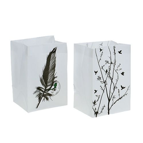 Floristik24 Torba plastikowa do dekoracji stołu z motywem 10x8x15cm 8szt