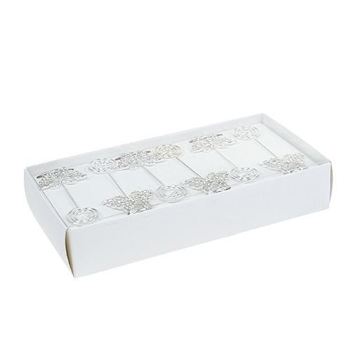 Produkt Podkładka pod kartki Motylek 3,5cm Srebrna 6szt