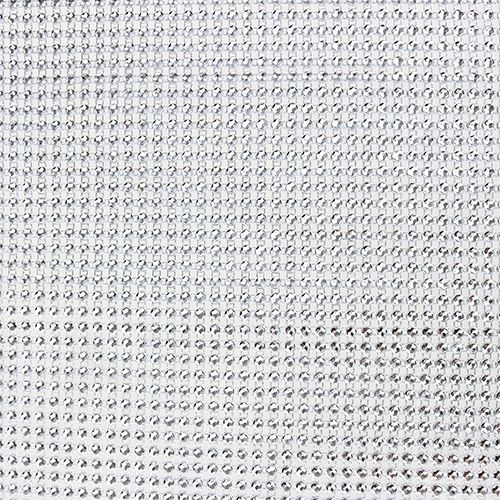 Floristik24 Bieżnik z cekinami jasnosrebrny S25cm D228cm