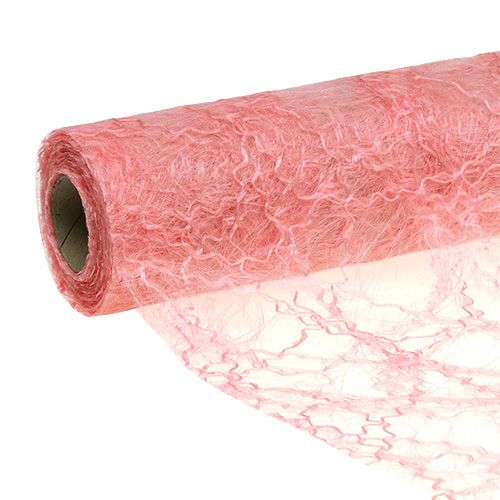 Floristik24 Bieżnik stołowy Sizotwist Pink 30cm 10m
