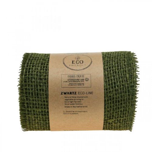 Produkt Bieżnik juta taśma jutowa taśma stołowa oliwkowa S15cm D10m