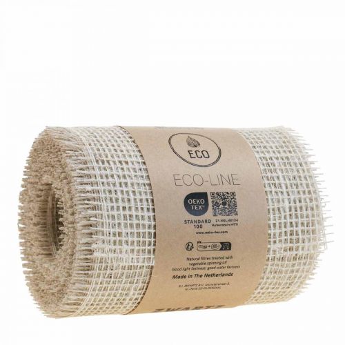 Produkt Bieżnik juta wstążka juta stół wstążka biały szer.15cm dł.10m