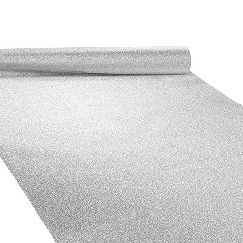 Bieżnik na stół srebrny 50cm 3m