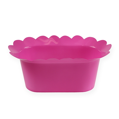 Floristik24 Doniczka plastikowa owalna kolorowa 23cm 10szt