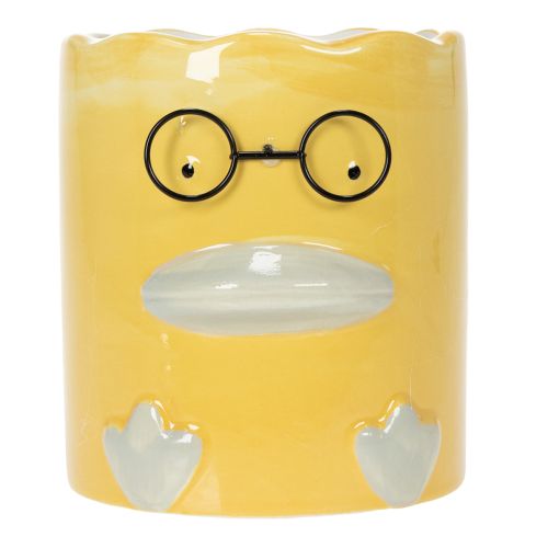 Produkt Cylindryczny, dekoracyjny ceramiczny wazon w kształcie kaczki do stylowego domu, 13 cm, 2 sztuki