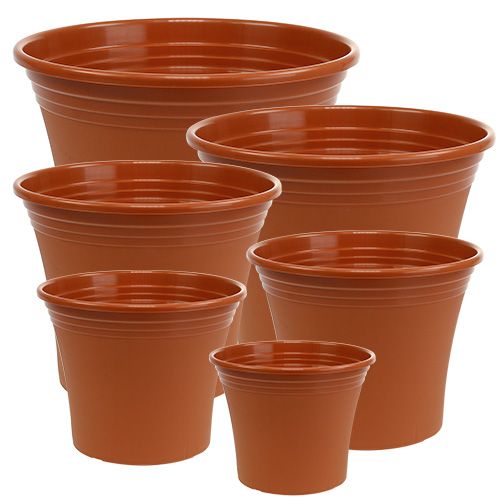 Produkt Doniczka &quot;Irys&quot; plastik terakota Ø15cm - 43cm 1 szt