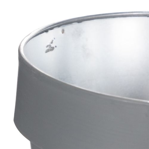 Produkt Doniczka z delikatnym wzorem kwiatów polnych, praktyczna do stosowania na balkonie lub tarasie, 15 cm, 3 sztuki