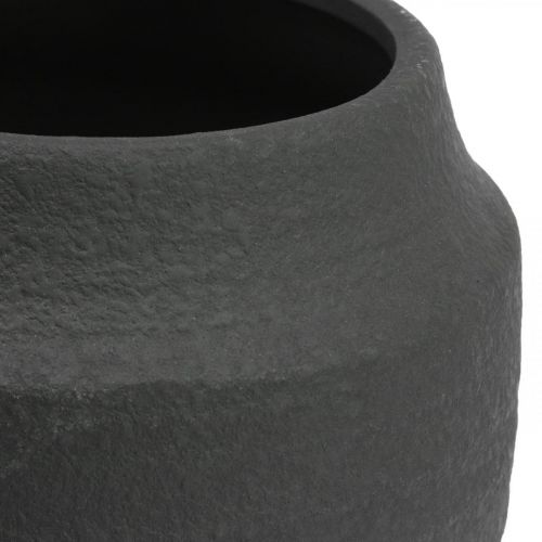 Produkt Doniczka Czarna Ceramiczna Doniczka Ø23cm W19.5cm