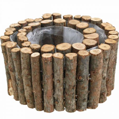 Floristik24 Miska na rośliny okrągłe naturalne gałązki brzozy Ø14/20cm zestaw 2 szt
