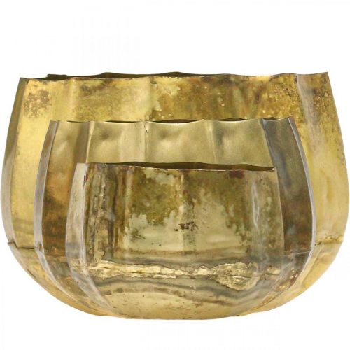 Produkt Miska dekoracyjna mosiężna miska metalowa Ø22/18/14cm zestaw 3 szt
