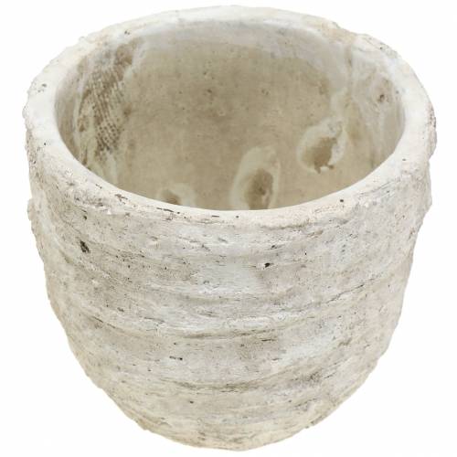 Floristik24 Doniczka do roślin Cachepot White Antique Ø12,5cm H11cm 2szt.