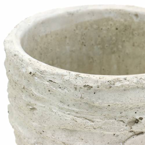 Floristik24 Doniczka do roślin Cachepot White Antique Ø14,5cm H13cm