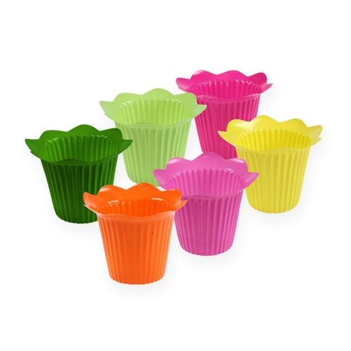 Plastikowe kwiaty doniczkowe Ø10,5cm 25 szt
