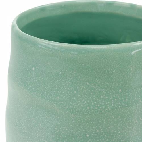 Floristik24 Wazon ceramiczny falisty, dekoracja wazonu, naczynie ceramiczne H20cm