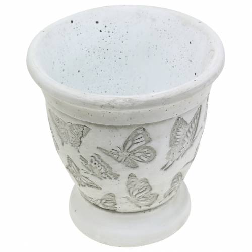 Floristik24 Doniczka, kubek z motylami Ø12,5cm W13cm 2szt