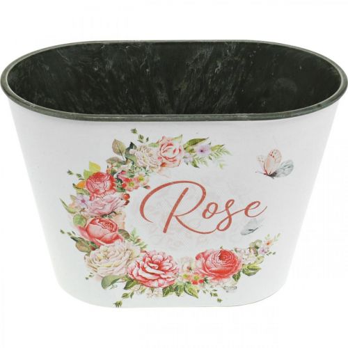 Produkt Sadzarka, ozdobne róże doniczkowe, miska na kwiaty dł. 19 cm wys. 12,5 cm
